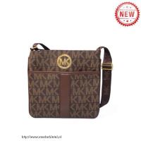 michael kors jet set logo groot bruin crossbody zakken Tassen Aanbieding 6b0ln599